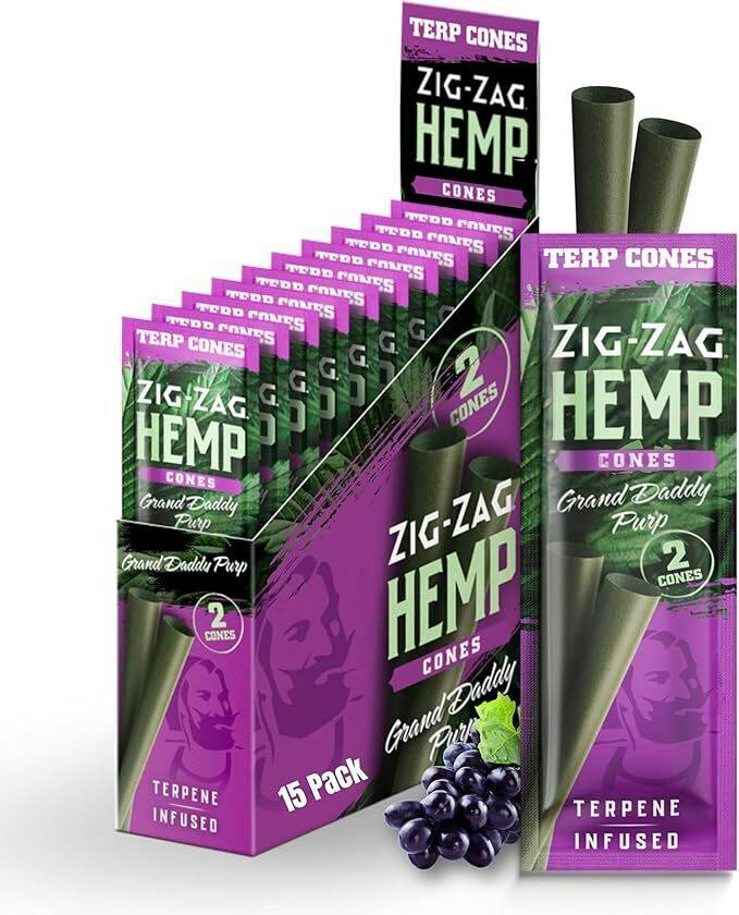 Zig Zag Hemp Wraps - OG Purp
