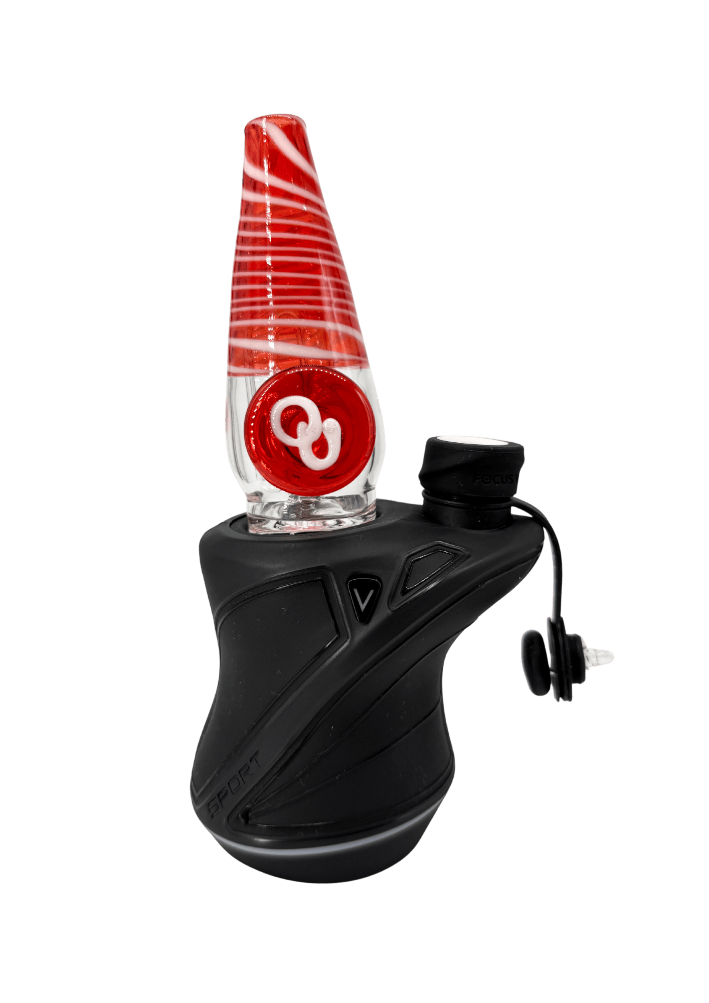 Carta | Crimson & Cream Heady Wet Topper w/ Logo | Mind Blowing Glass