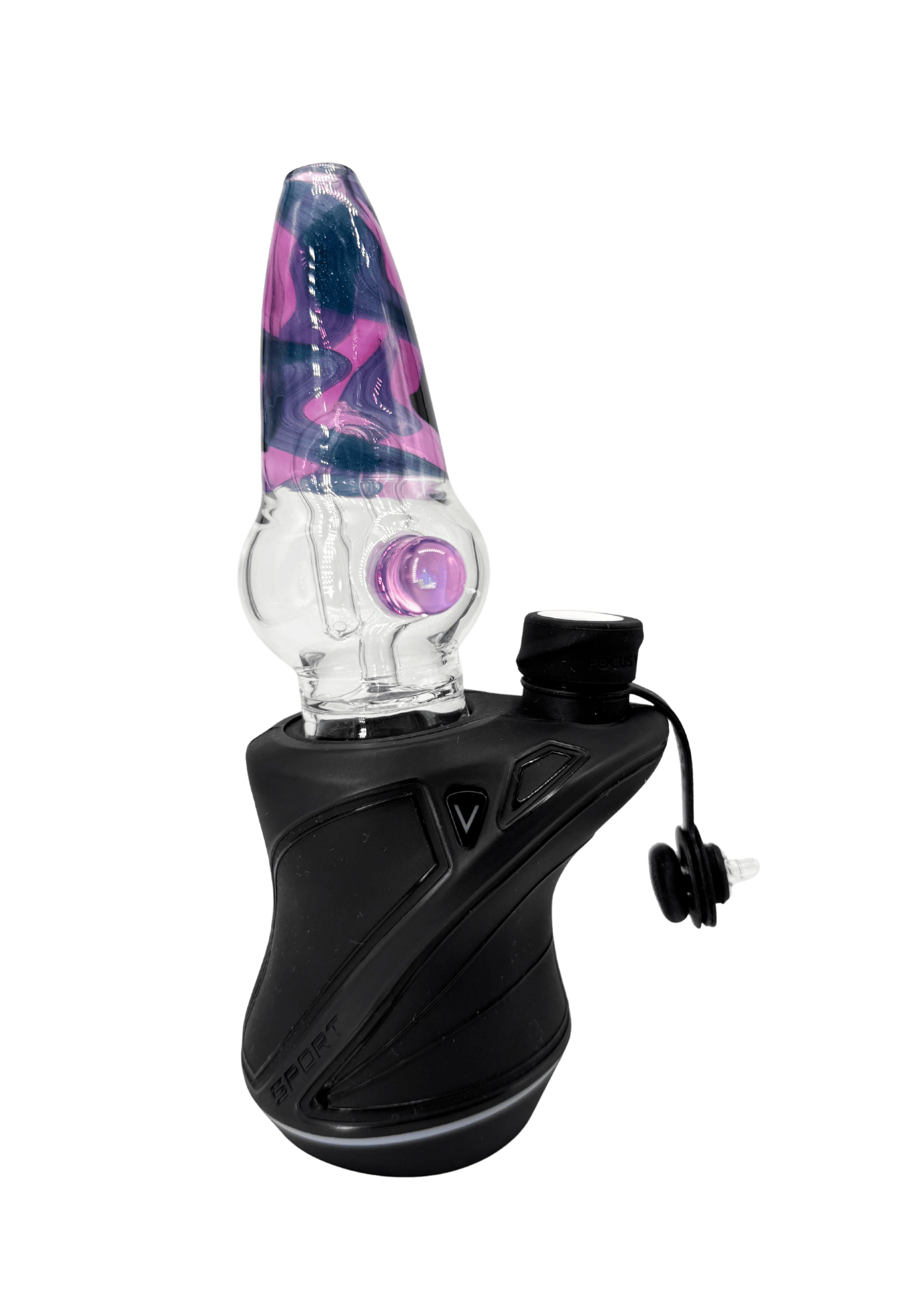 Carta | Heady Purple & Blue Wet Topper w/ Opal | Mind Blowing Glass