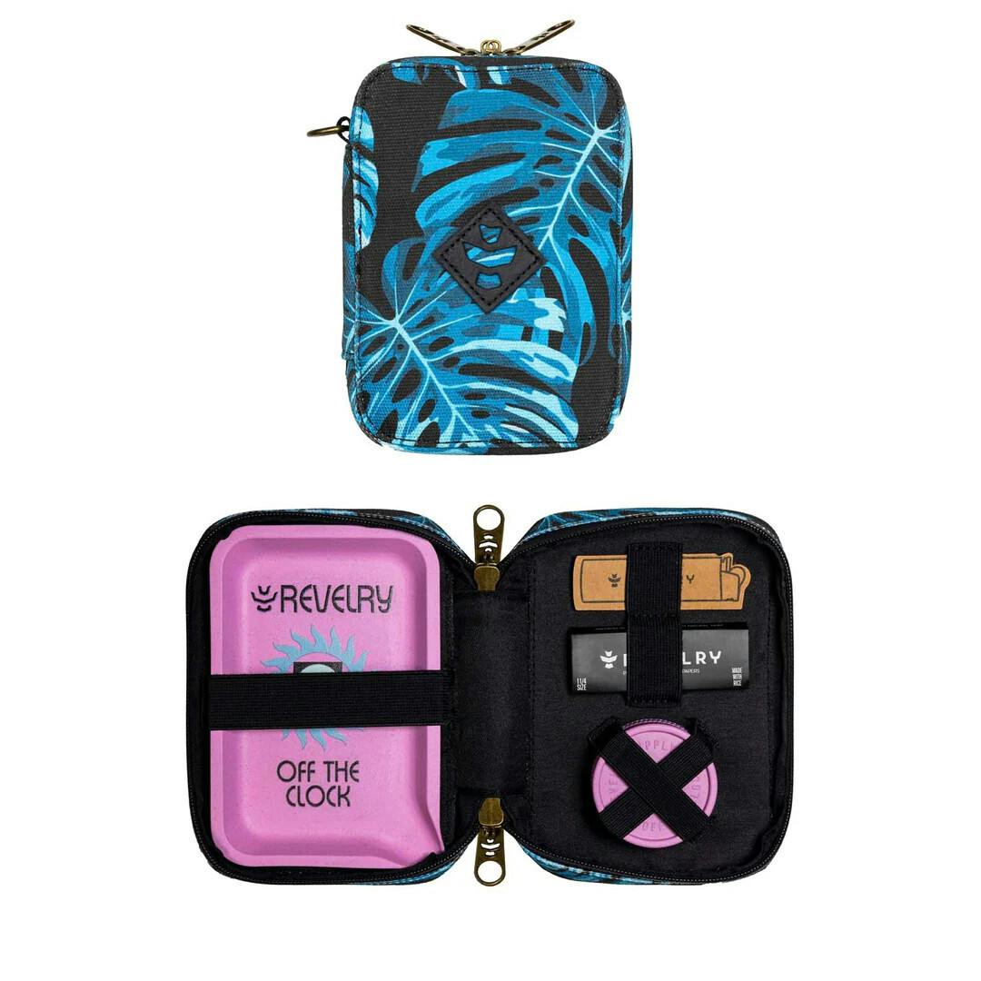 Revelry | Rolling Kit Traveler Smell Proof Kit | Monstera