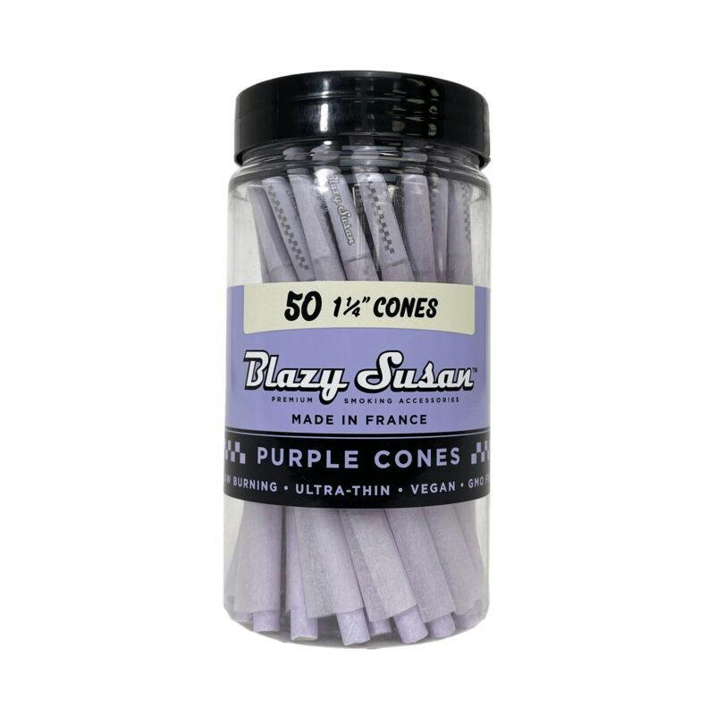Blazy Susan | 1 1/4 Purple Cones | 50pk