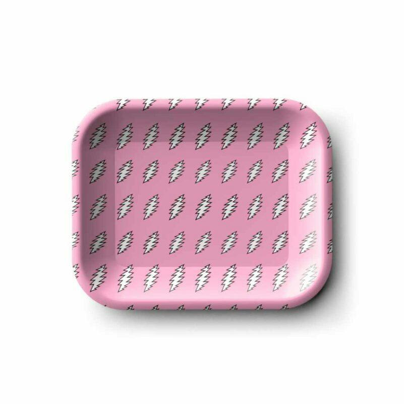 Dead Head | Pink Bolts Rolling Tray | Small