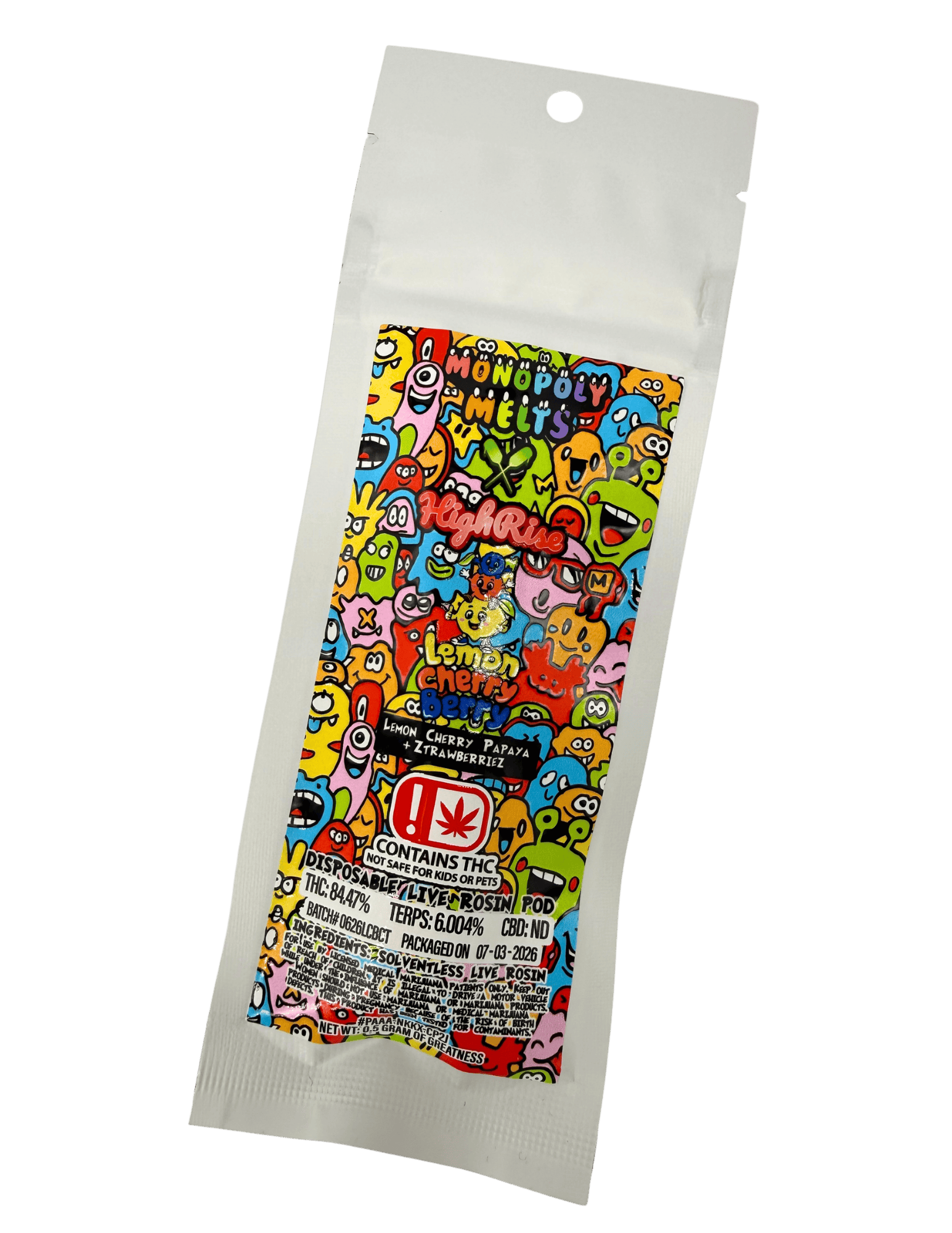 High Rise | Lemon Cherry Berry | Live Rosin Cart .5g
