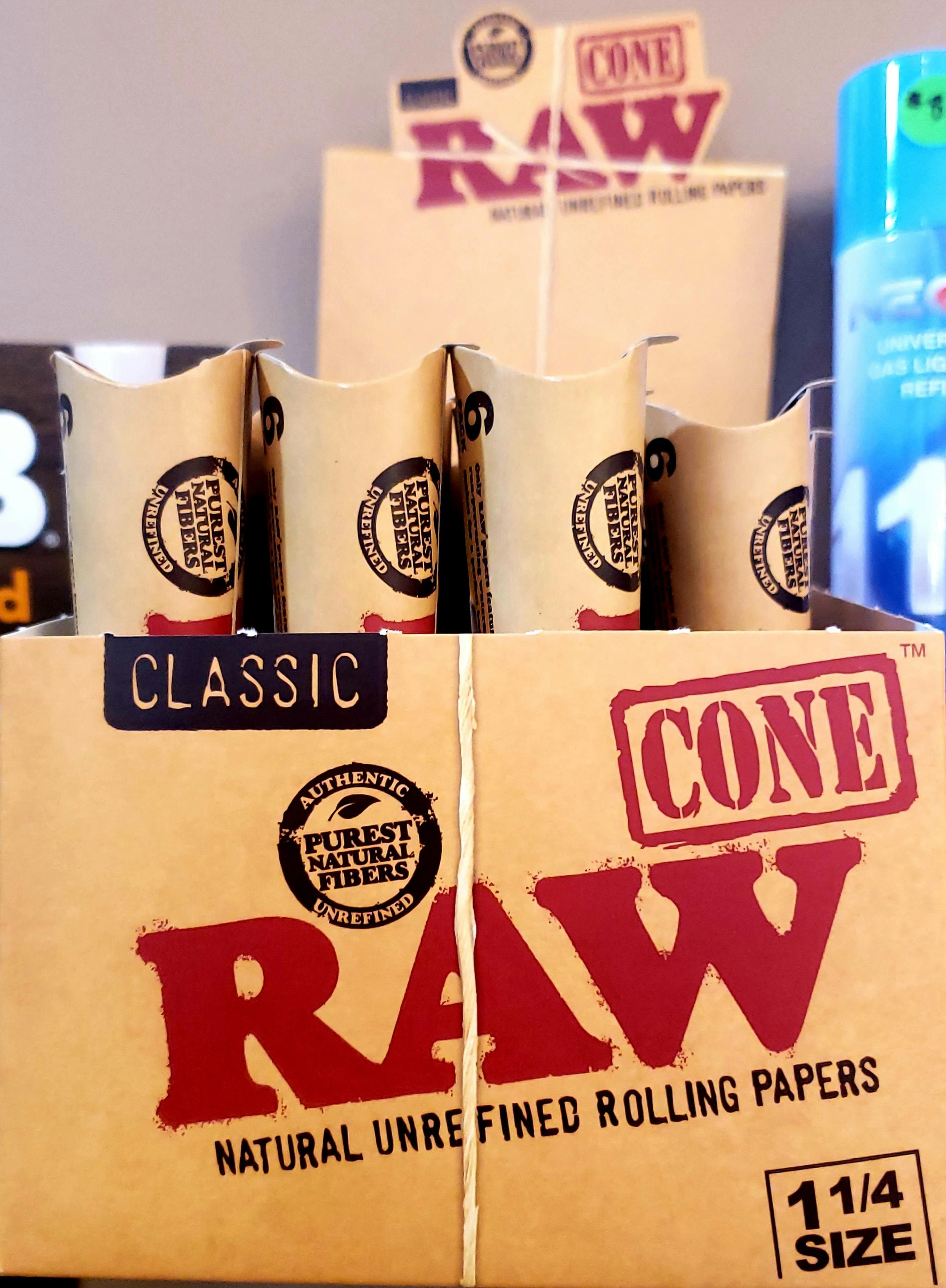 1 1/4 Raw Cone 6 Pack