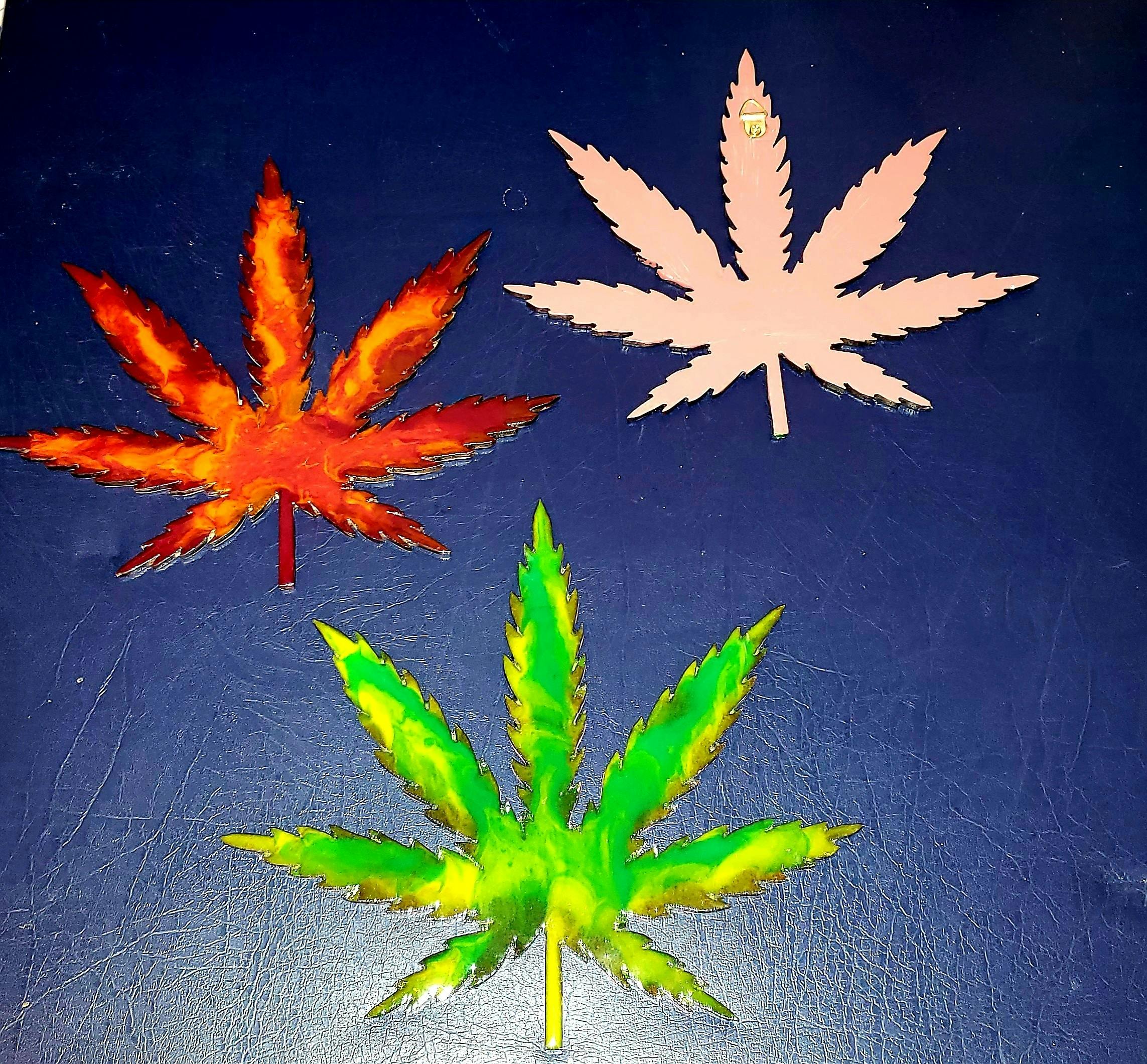 Cannabis Leaf Wall Art