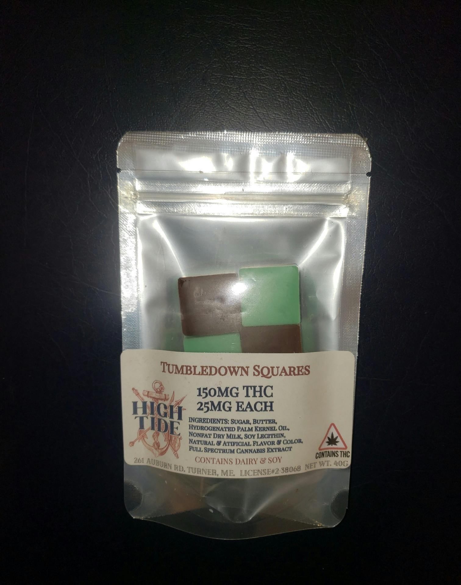 Tumbledown Mints | Chocolates | 6pk | 25mg/ea by High Tide
