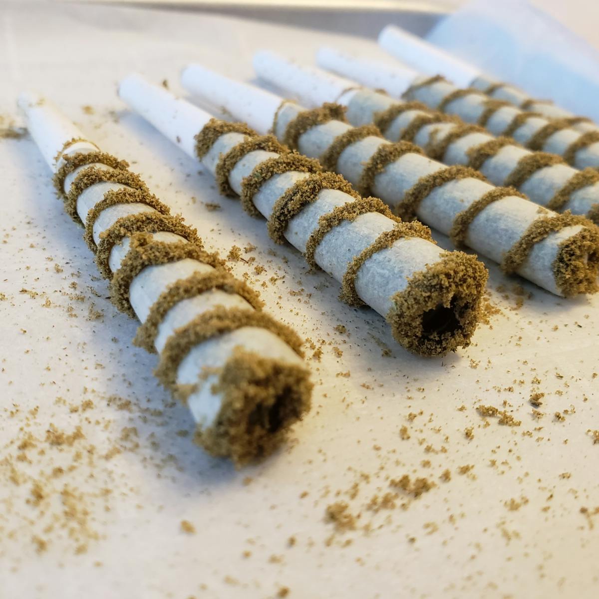 Caviar Joint .5g pre-roll w/ dab, distillate and rolled in kief