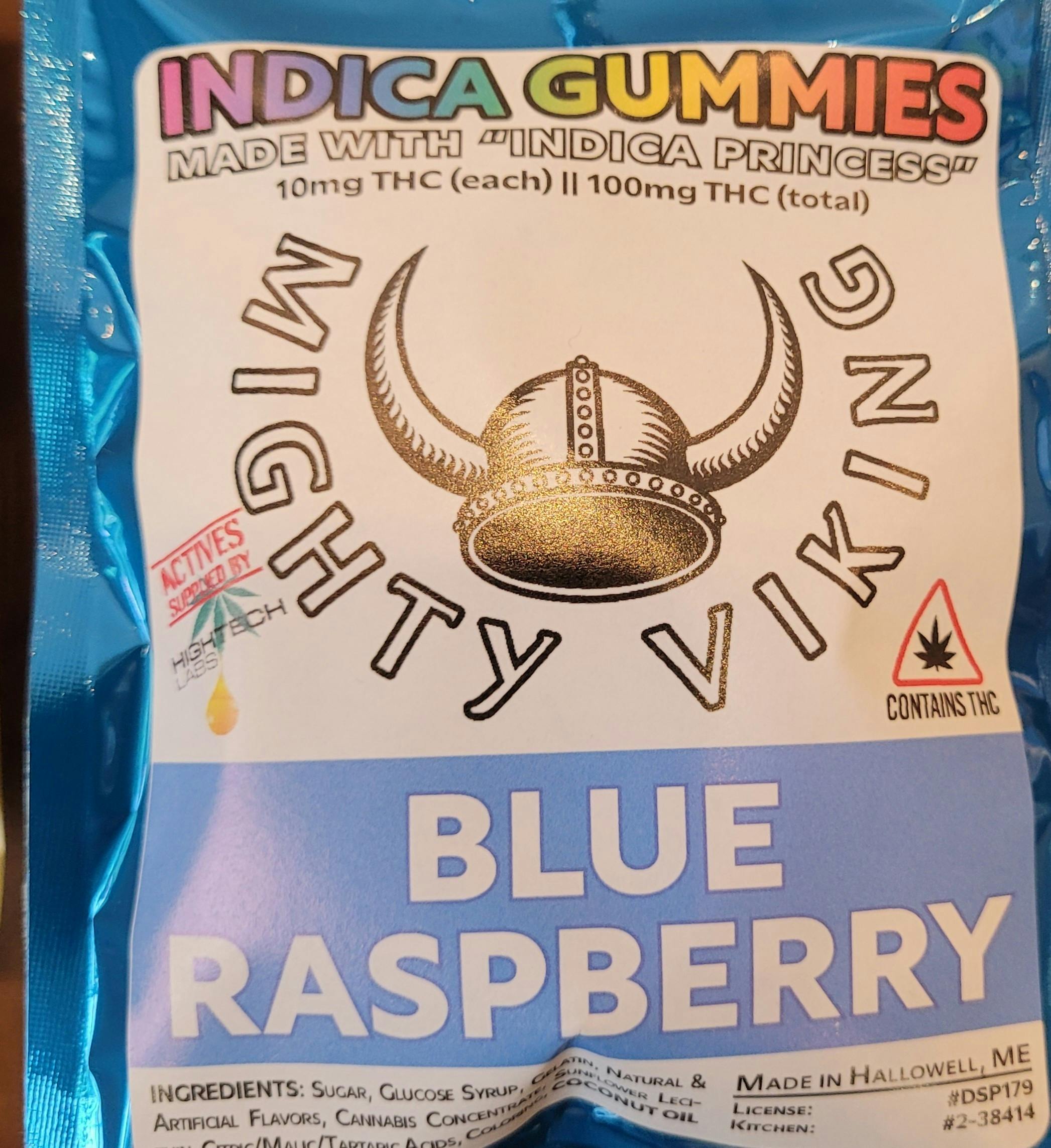 Mighty Viking 10mg INDICA Gummies - Blue Raspberry by Mighty Viking