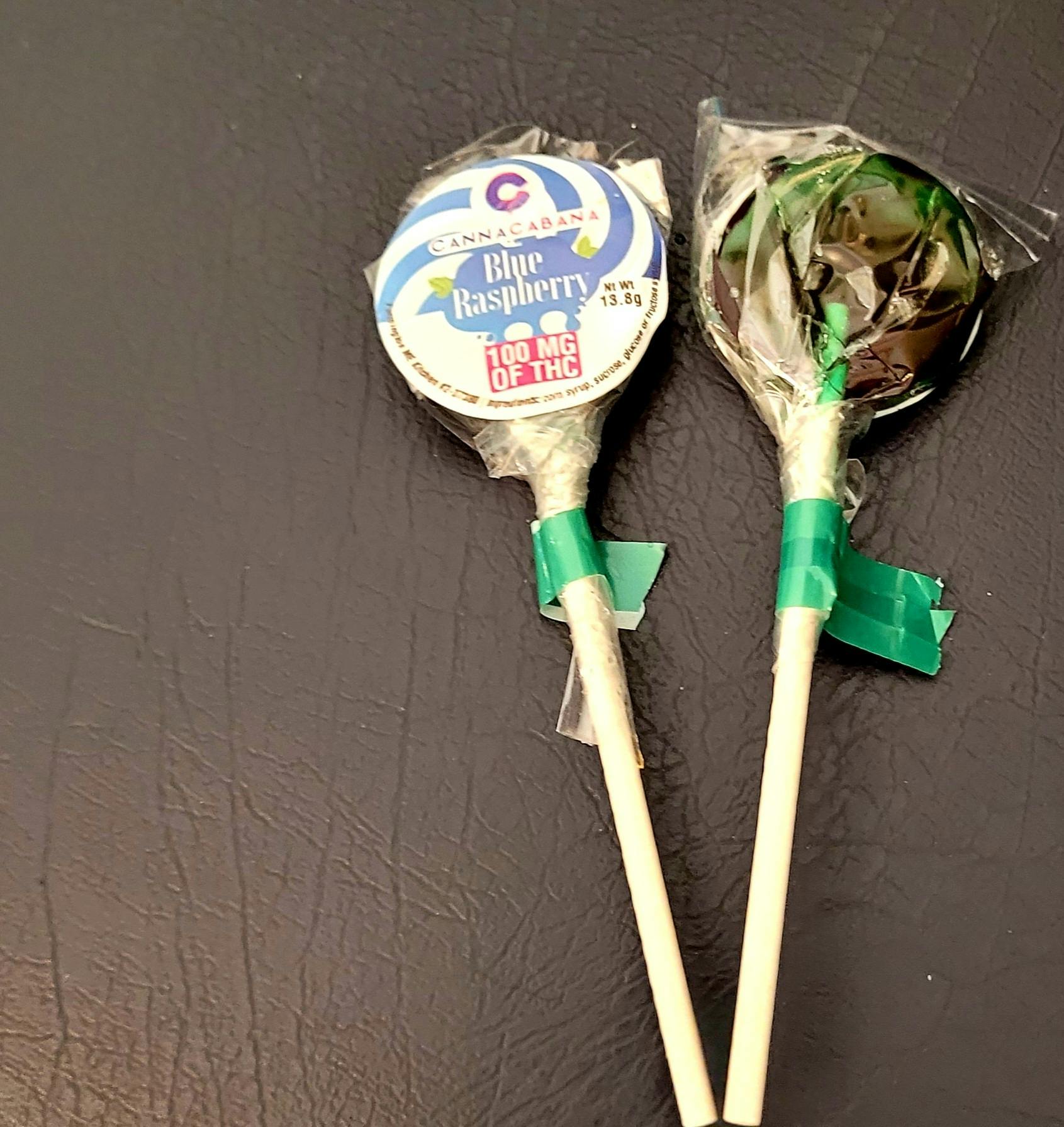 Blue Raspberry 100mg Lollipop