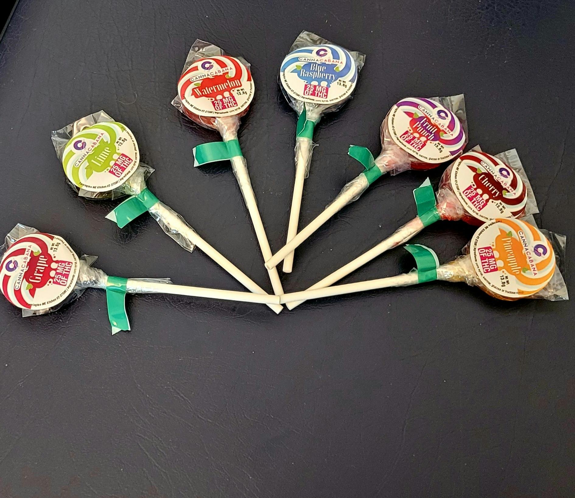 Blue Raspberry 25mg Lollipop