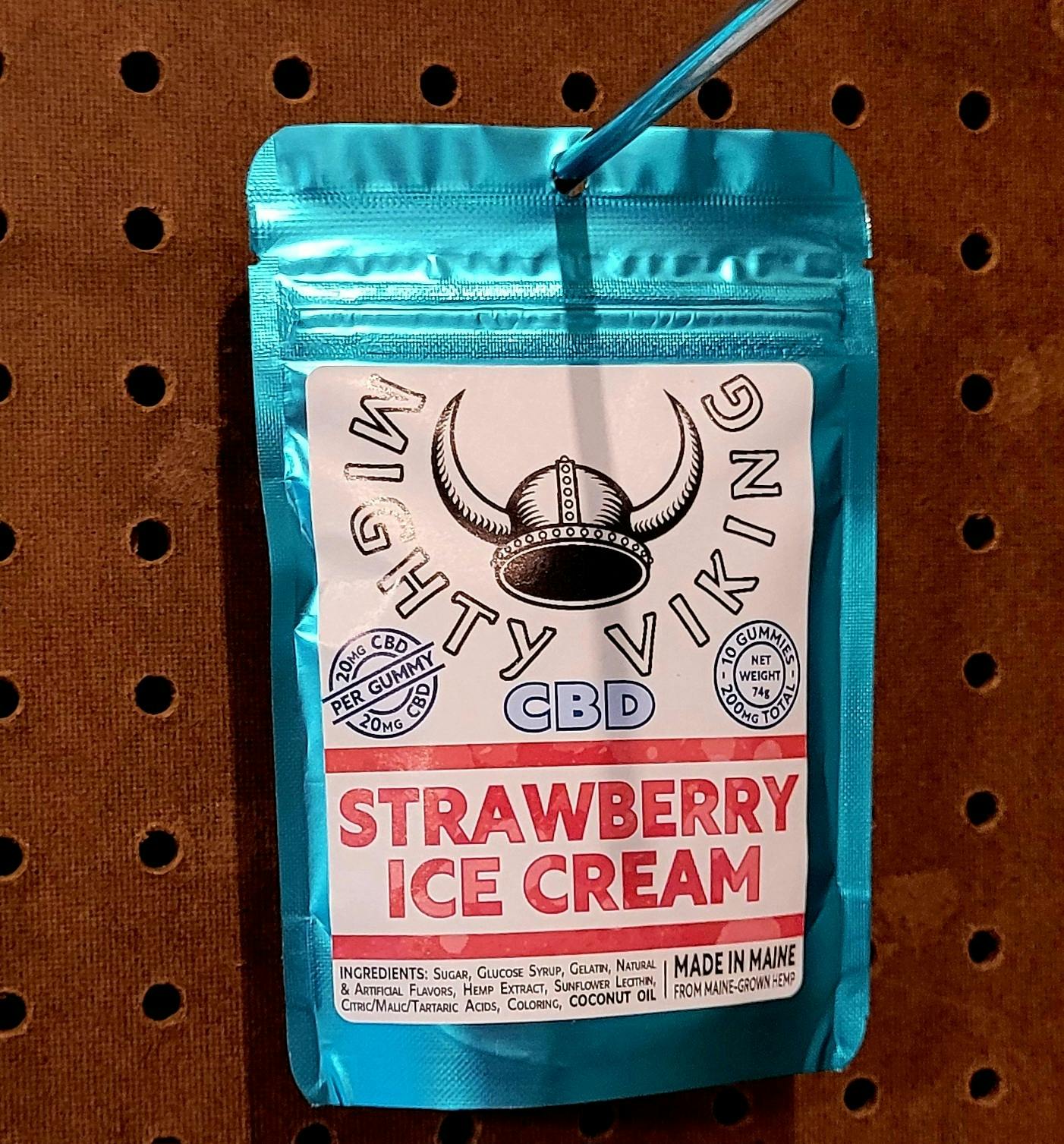 Strawberry Ice Cream 10-20mg CBD gummies