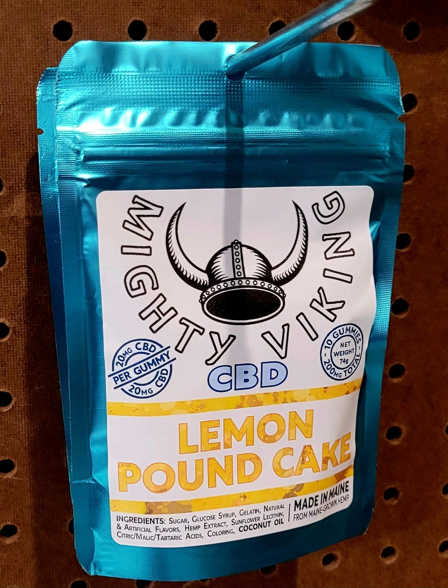 Lemon Pound Cake 10-20mg CBD gummies