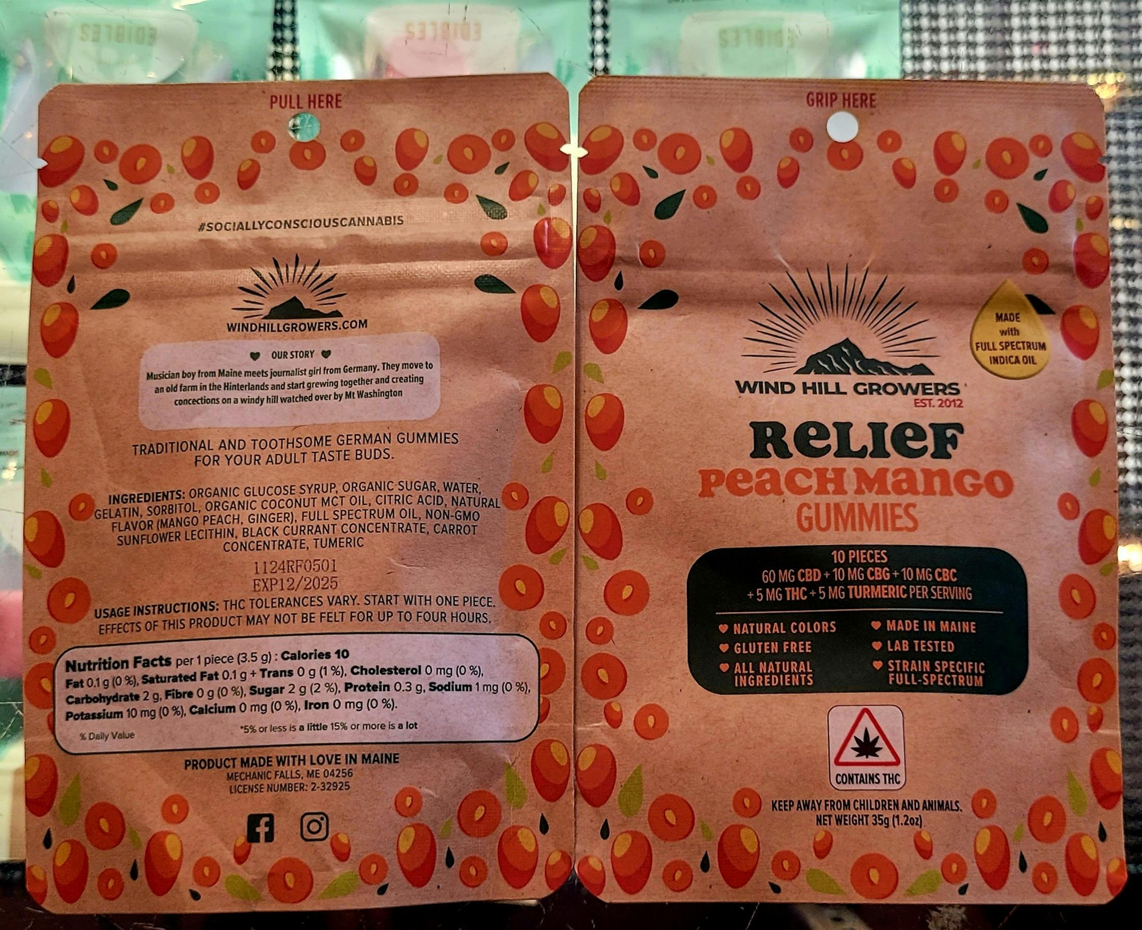 Relief Gummies | Gummies | 10pk | 5mg/ea