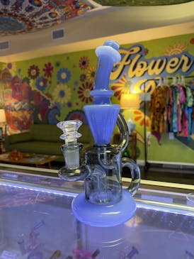 Clover Small Blue Bong