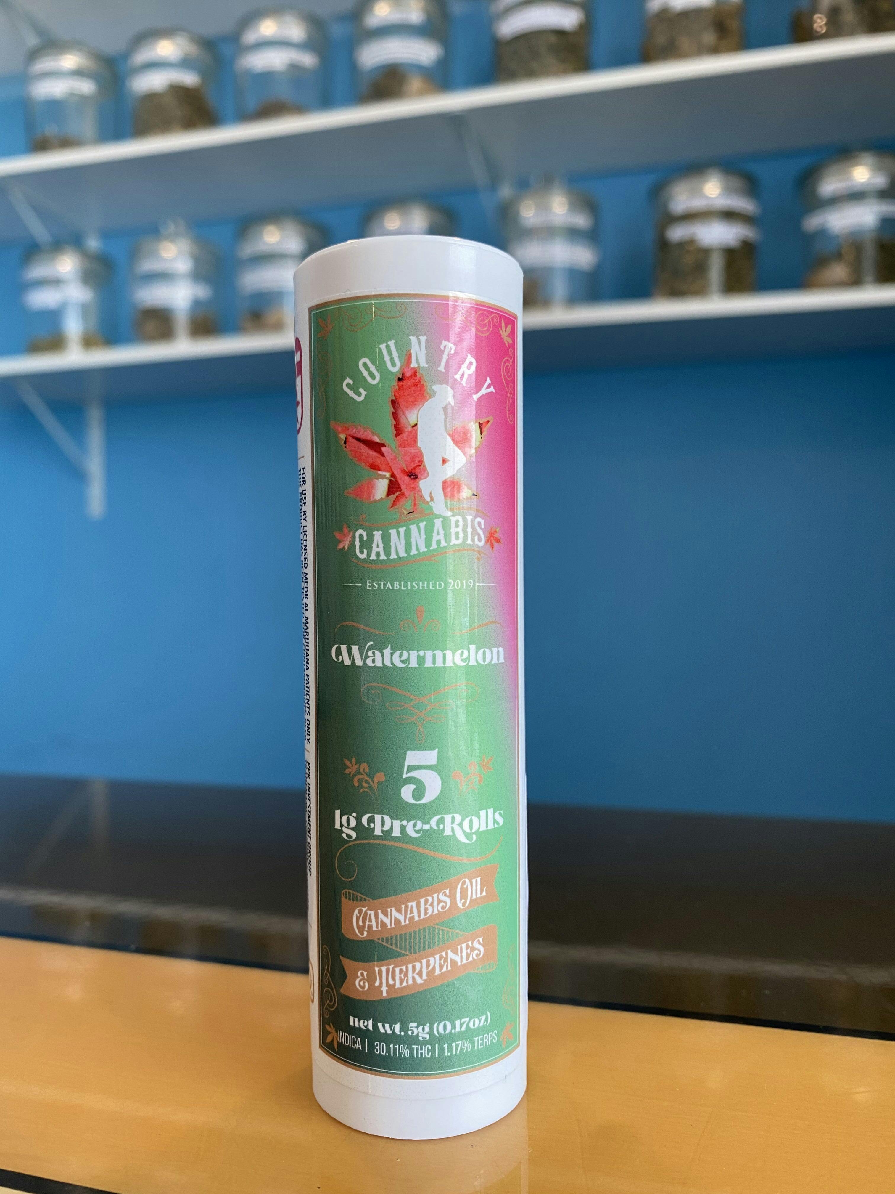 Watermelon | Infused Pre-Roll | 1G | 5pk