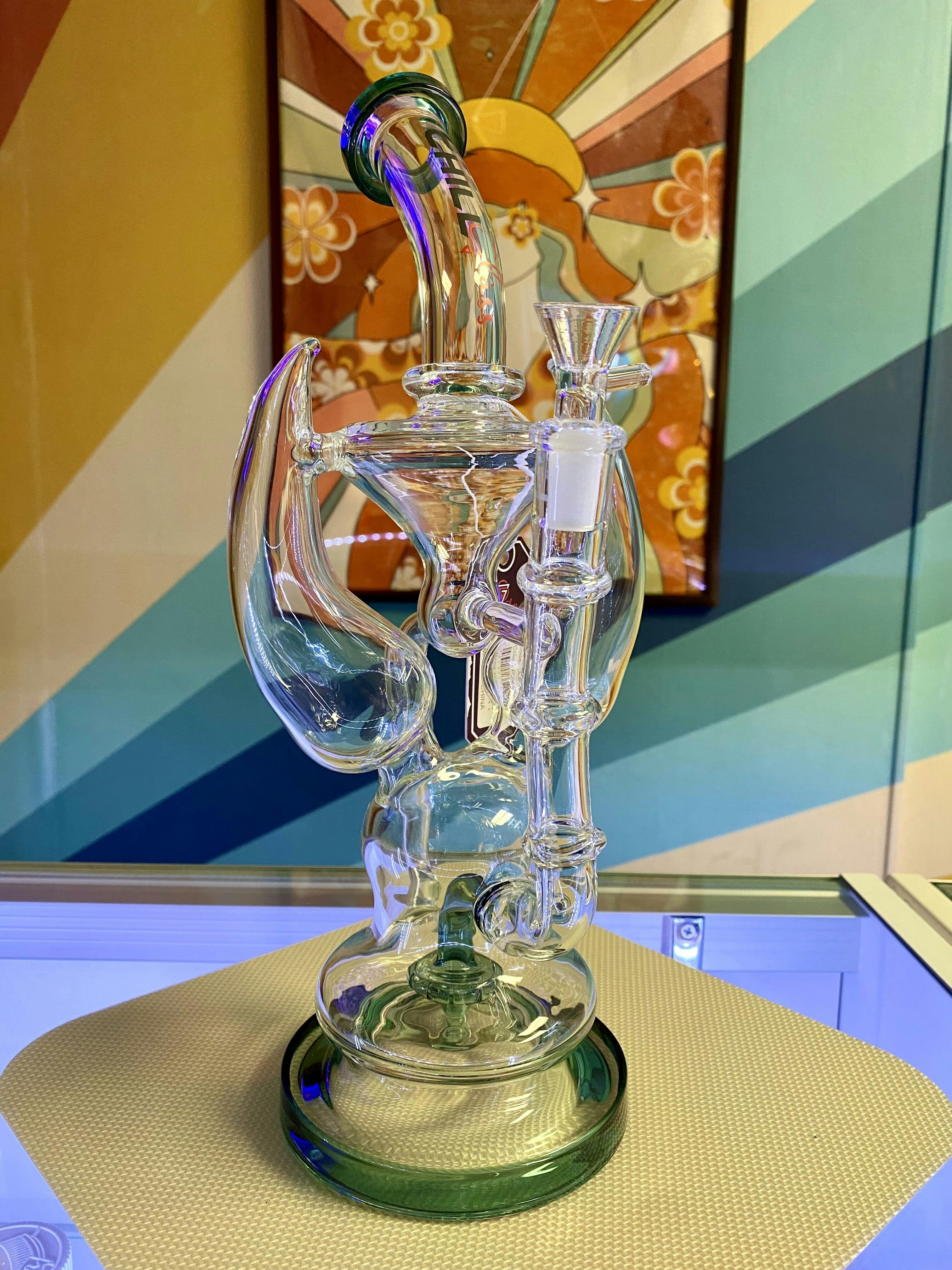Chill Glass Horn Handle Water