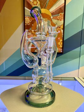 Chill Glass Horn Handle Water Pipe