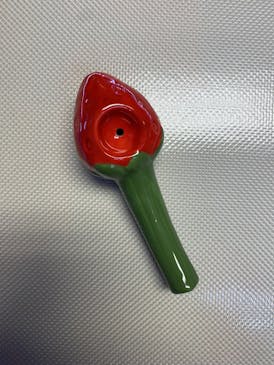 Ceramic Strawberry Hand Pipe