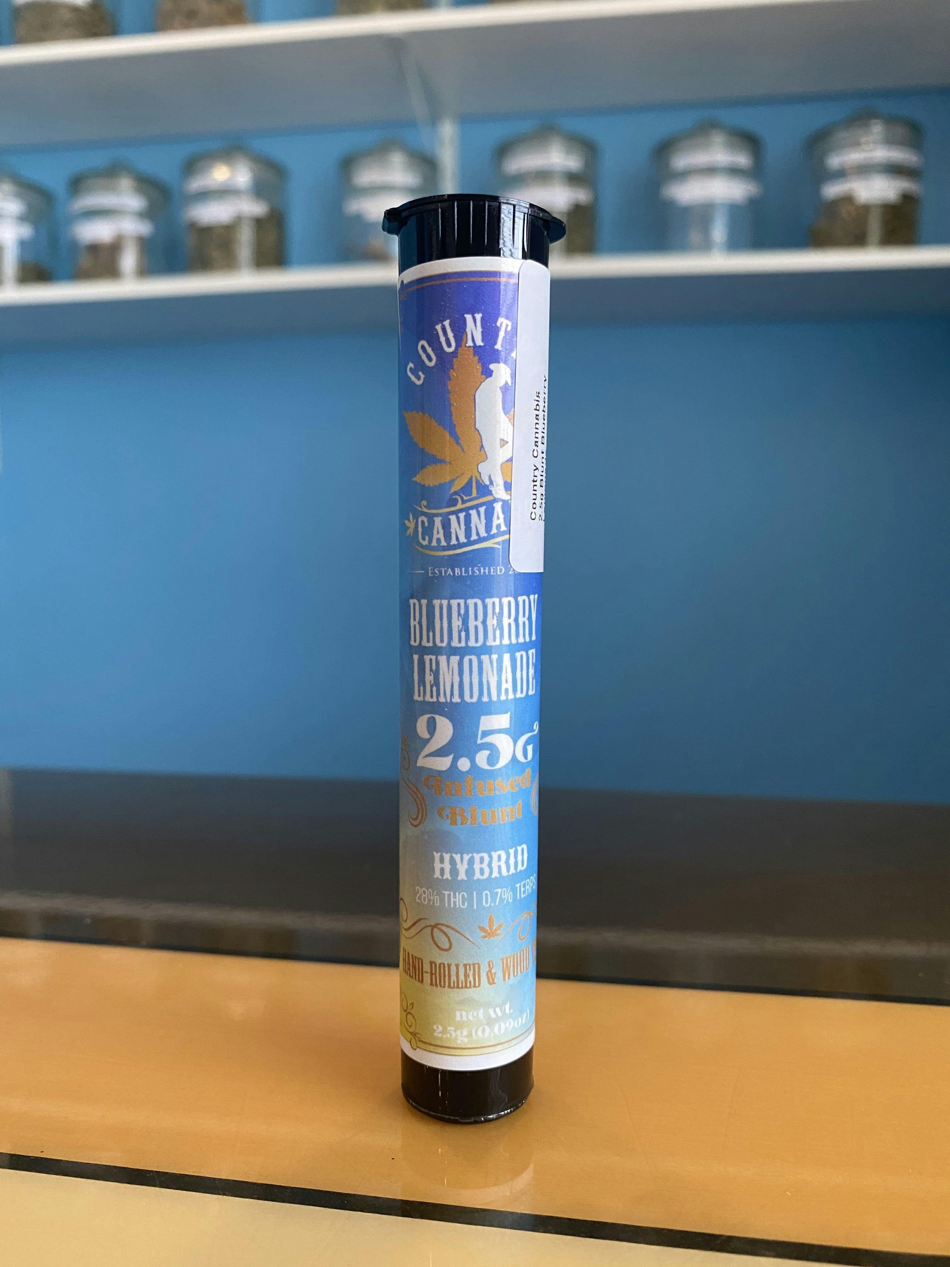 Blueberry Lemonade | Infused Blunt | 2.5G by Country Cannabis