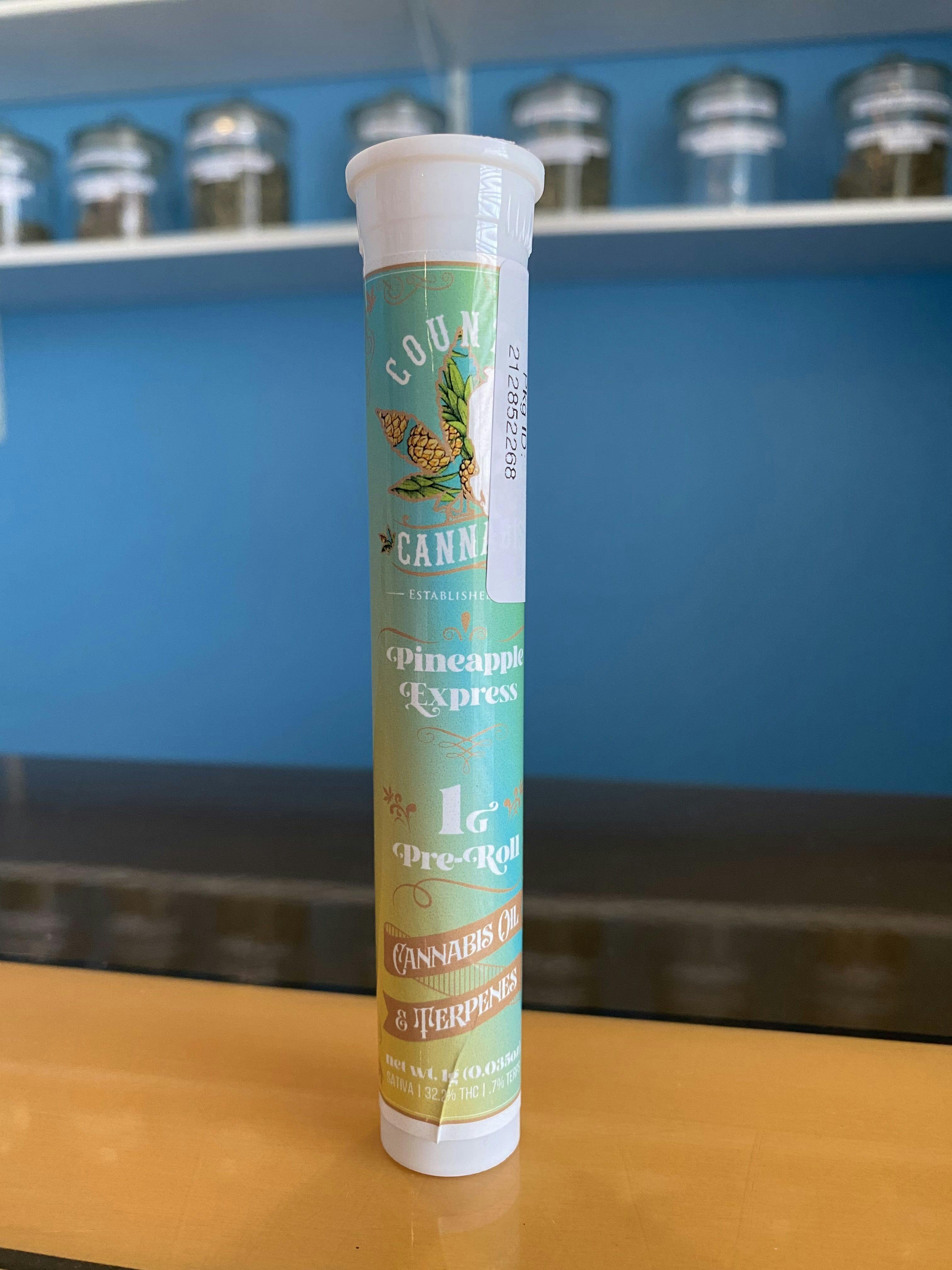 Pineapple Express | Infused Pre-Roll | 1G by Country Cannabis