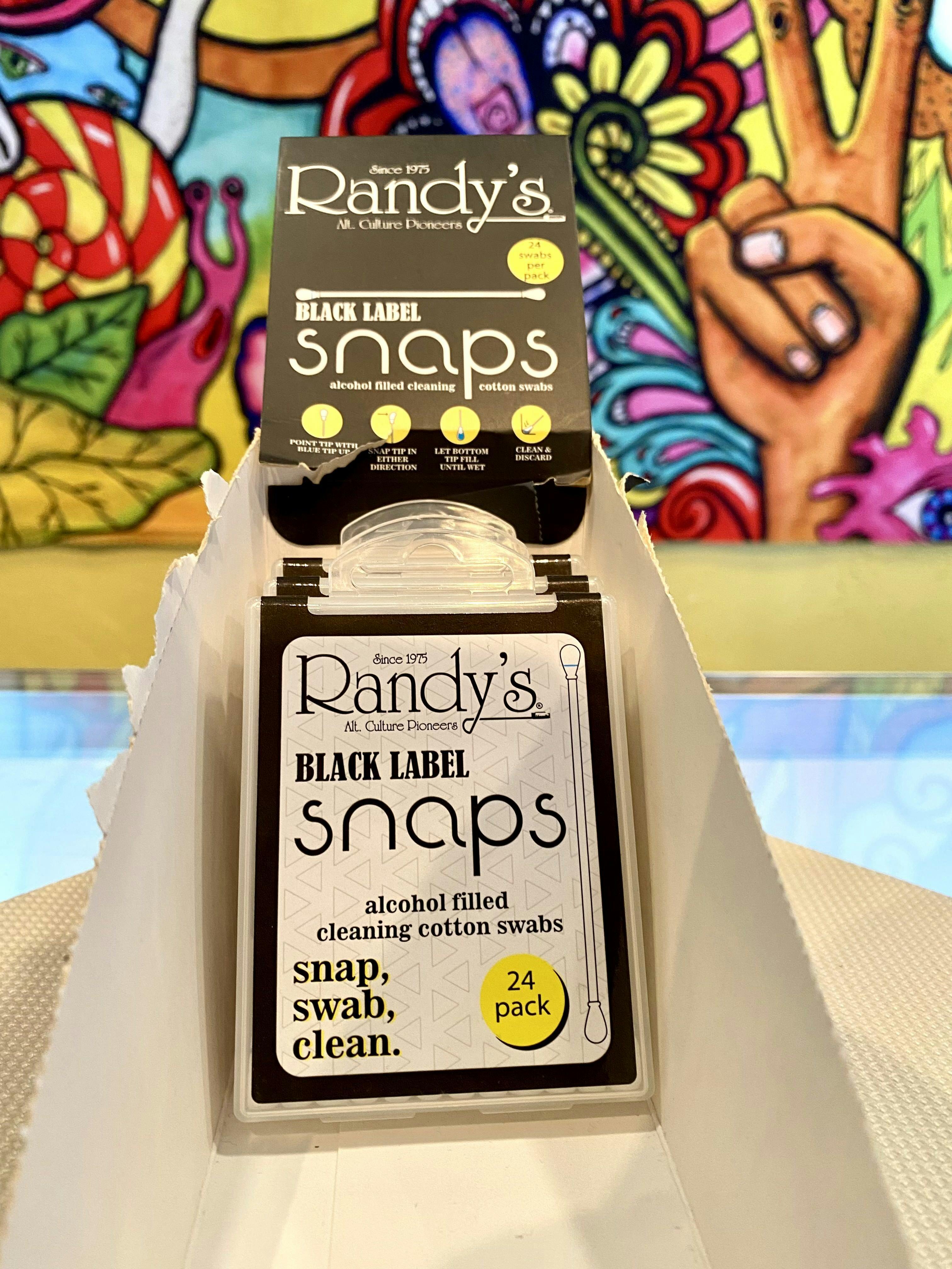Randy's Snaps - Alcohol Filled Cotton Cleaning Swabs