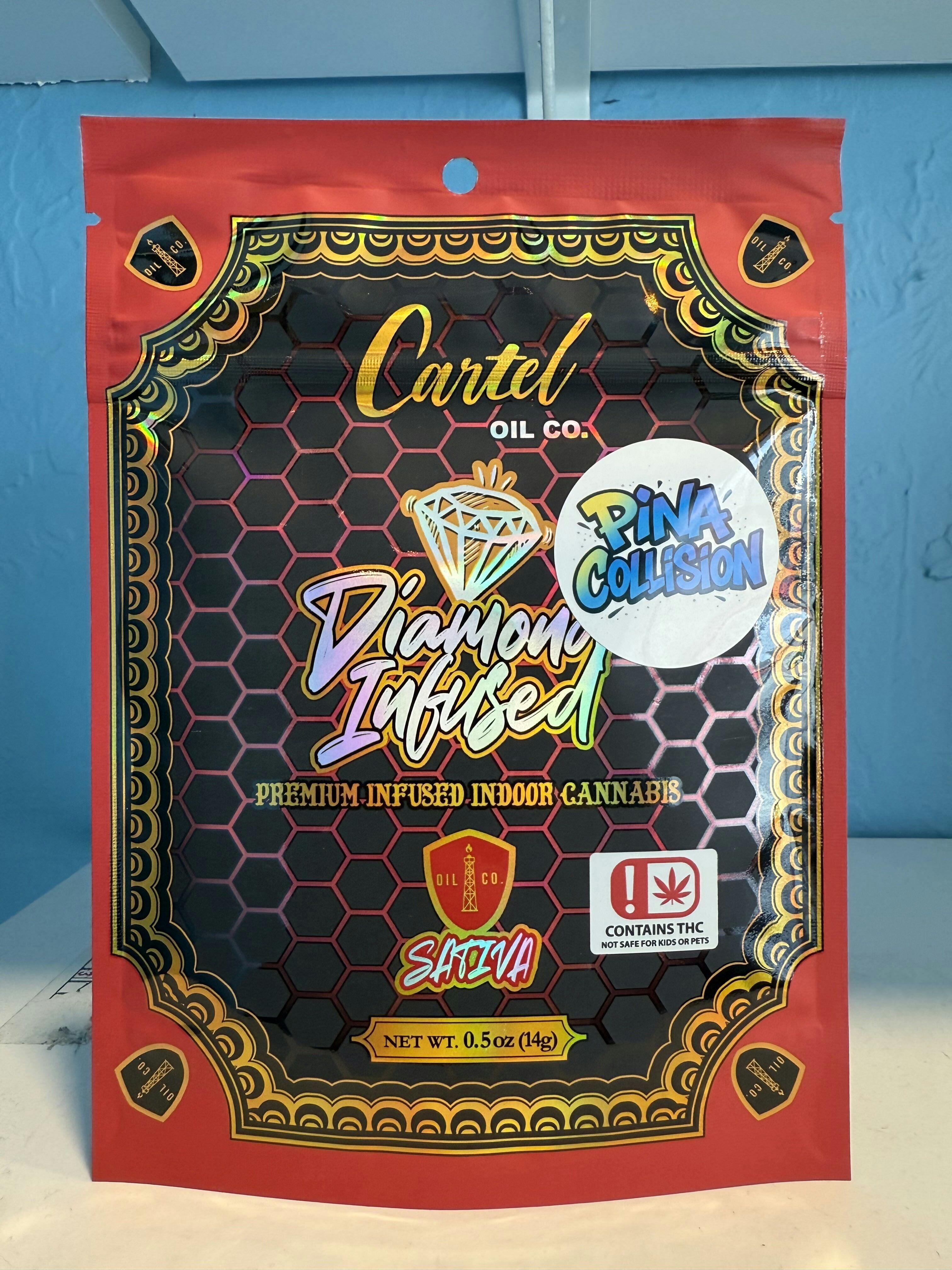 Cartel Oil Co | Pina Collision | Diamond Infused Ground | 14g by Cartel Oil Co