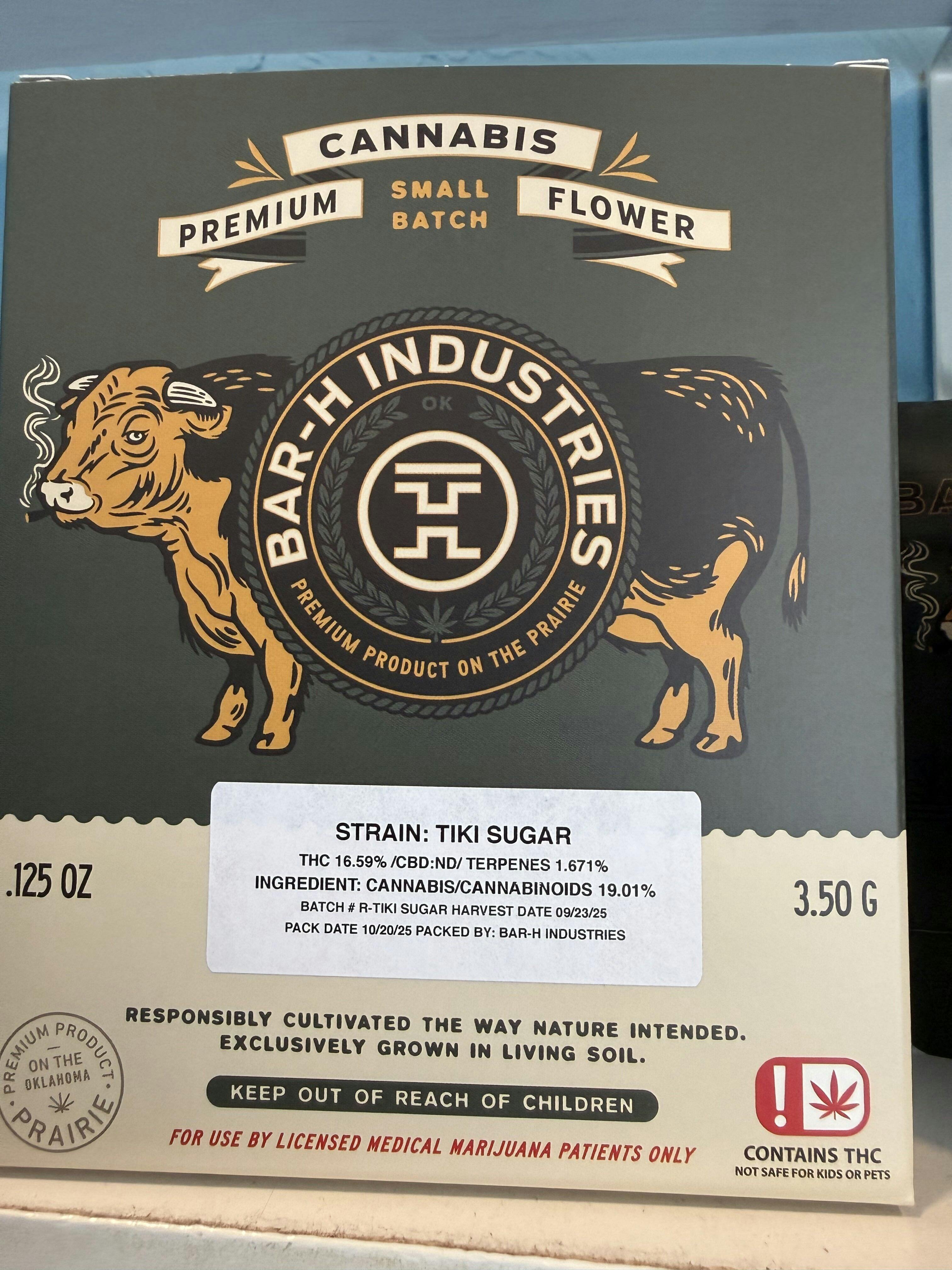 Bar H 3.5g Prepacked Tiki Sugar