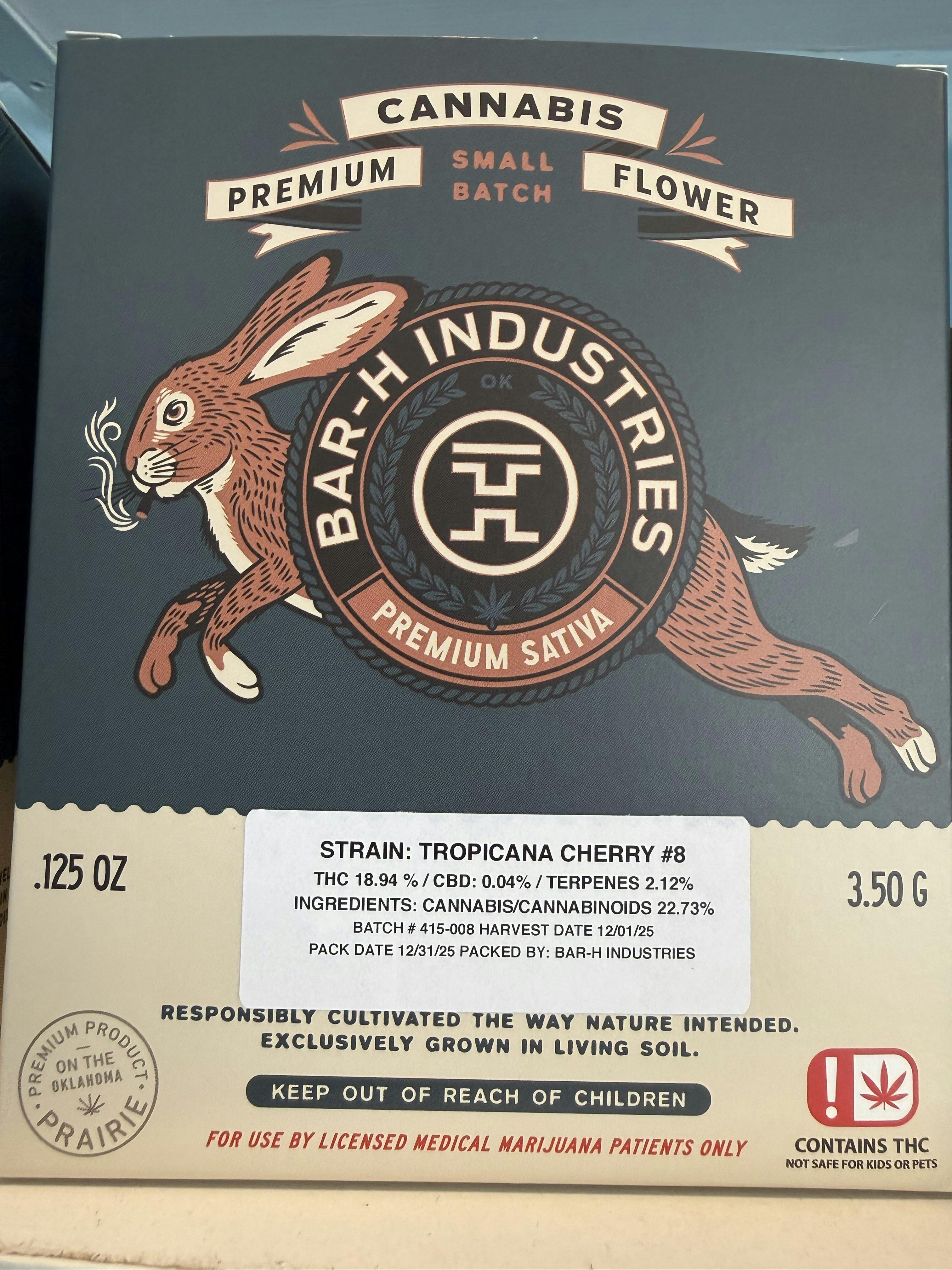 Bar H 3.5g Prepacked Trop Cherry