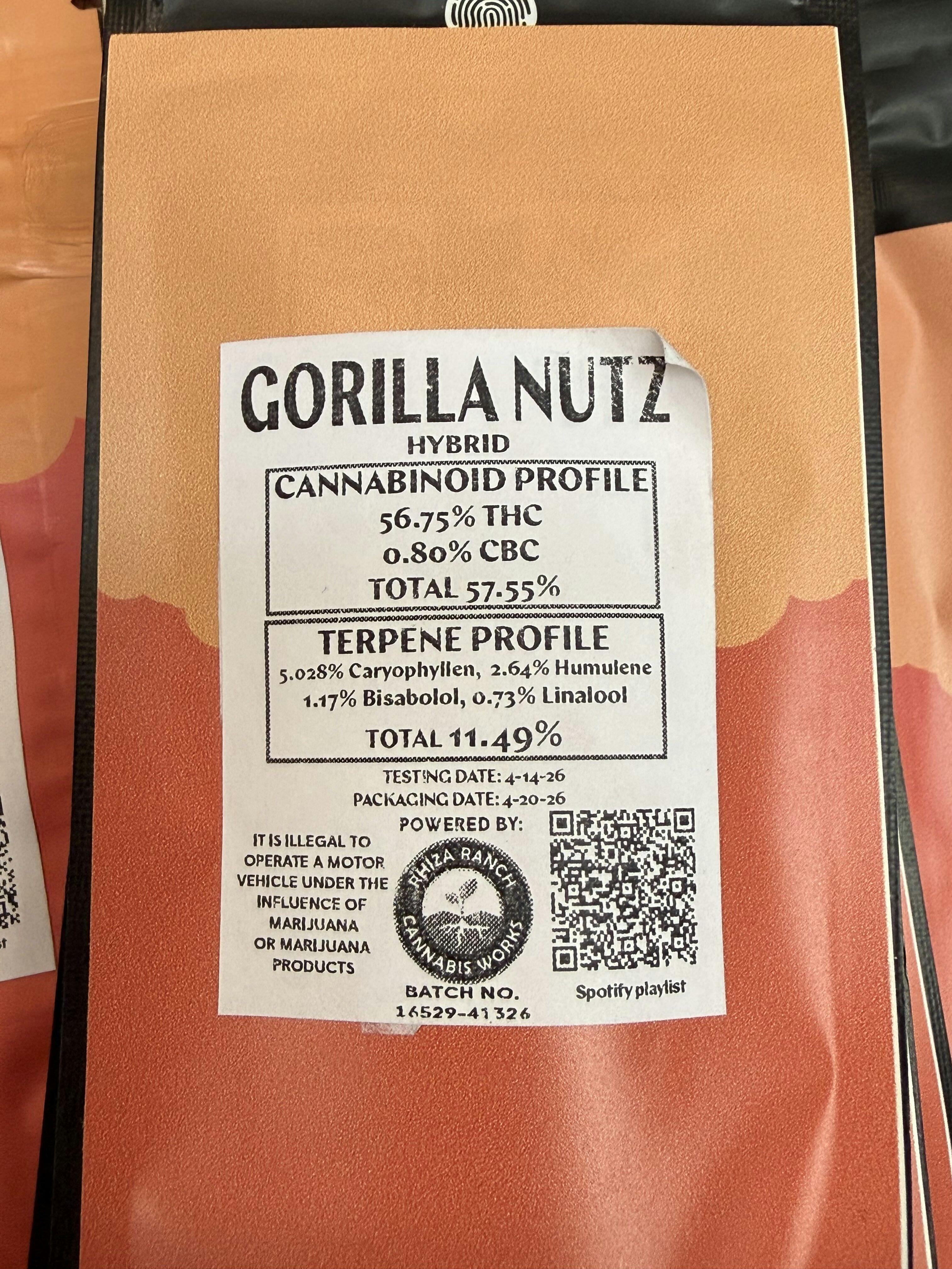 Mammoth 1g Cart Gorilla Nutz