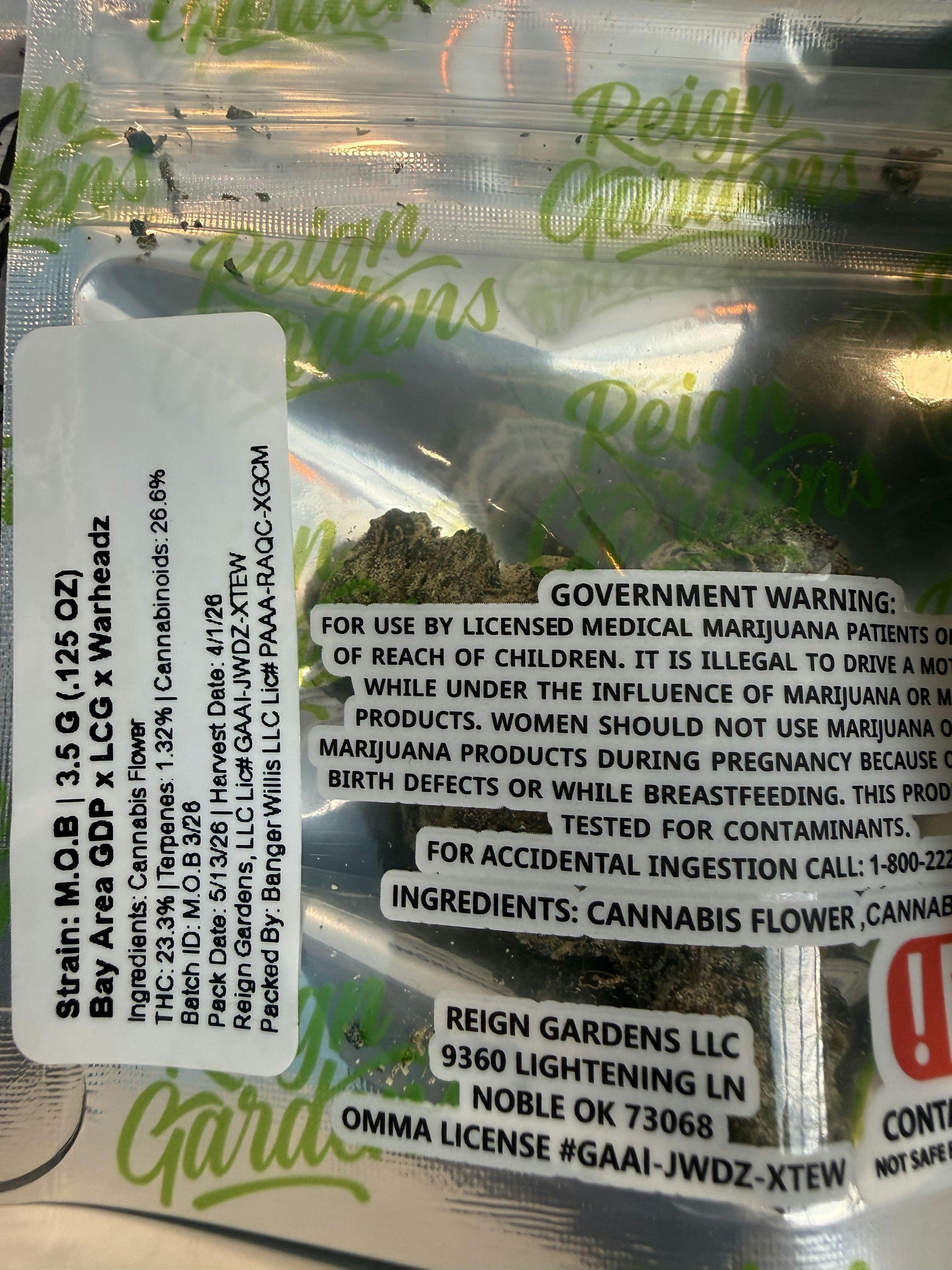 Reign Gardens 3.5g M.O.B.