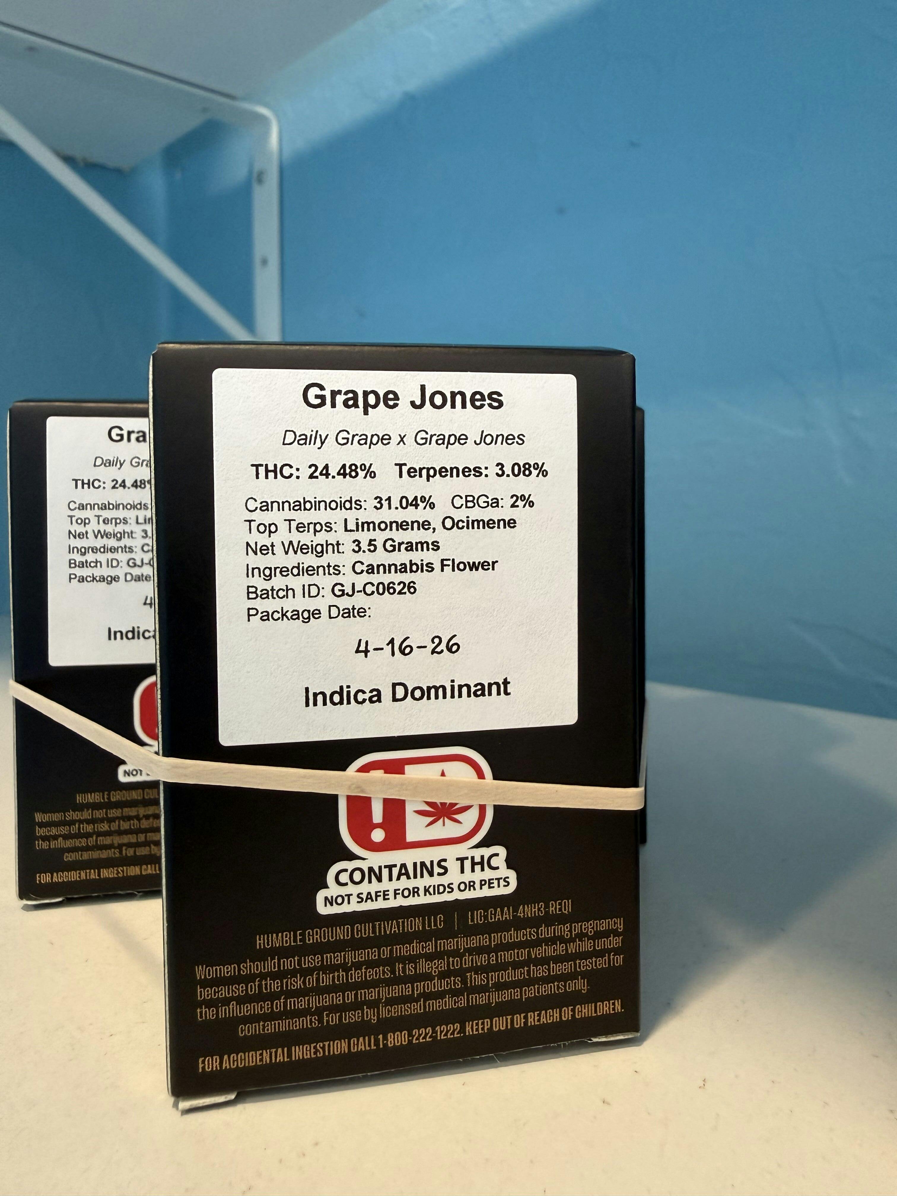 Humble Ground Cultivation 3.5g Grape Jones