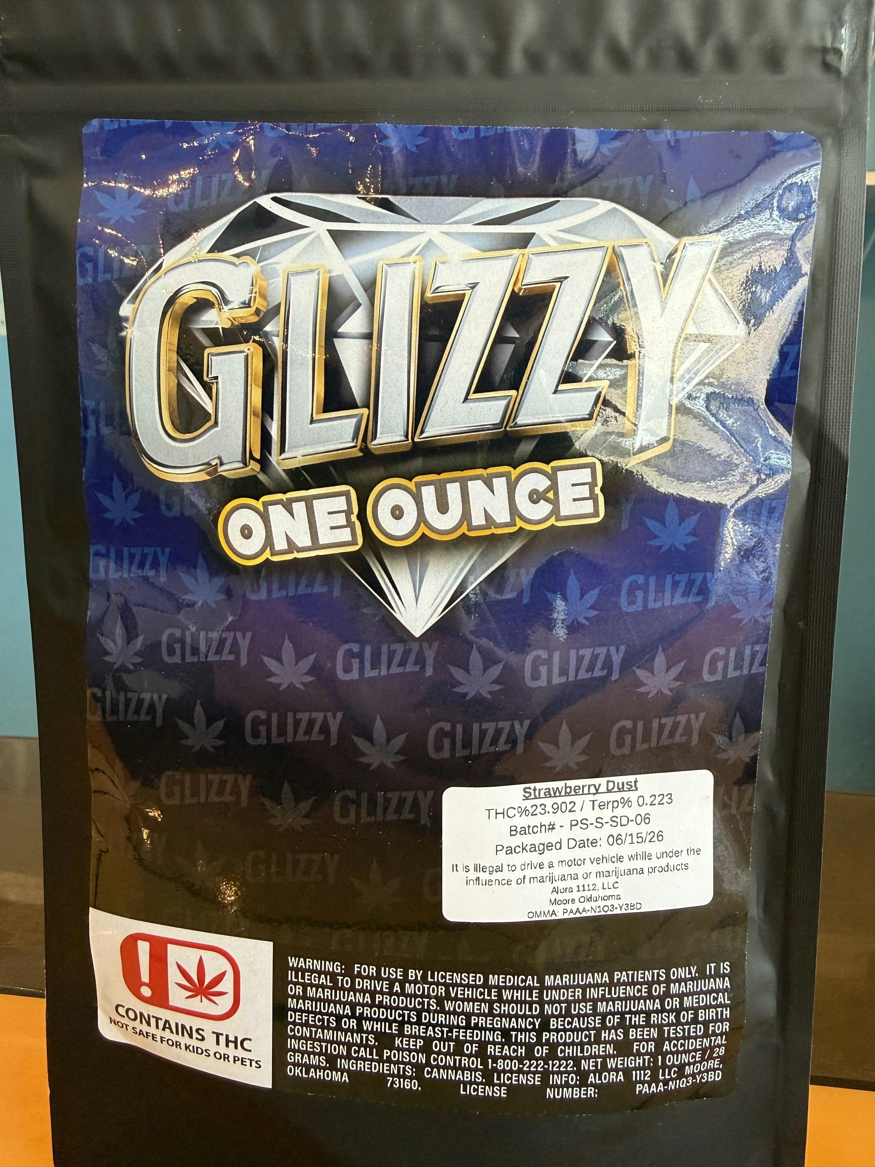 Glizzy 28g Shake Strawberry Dust