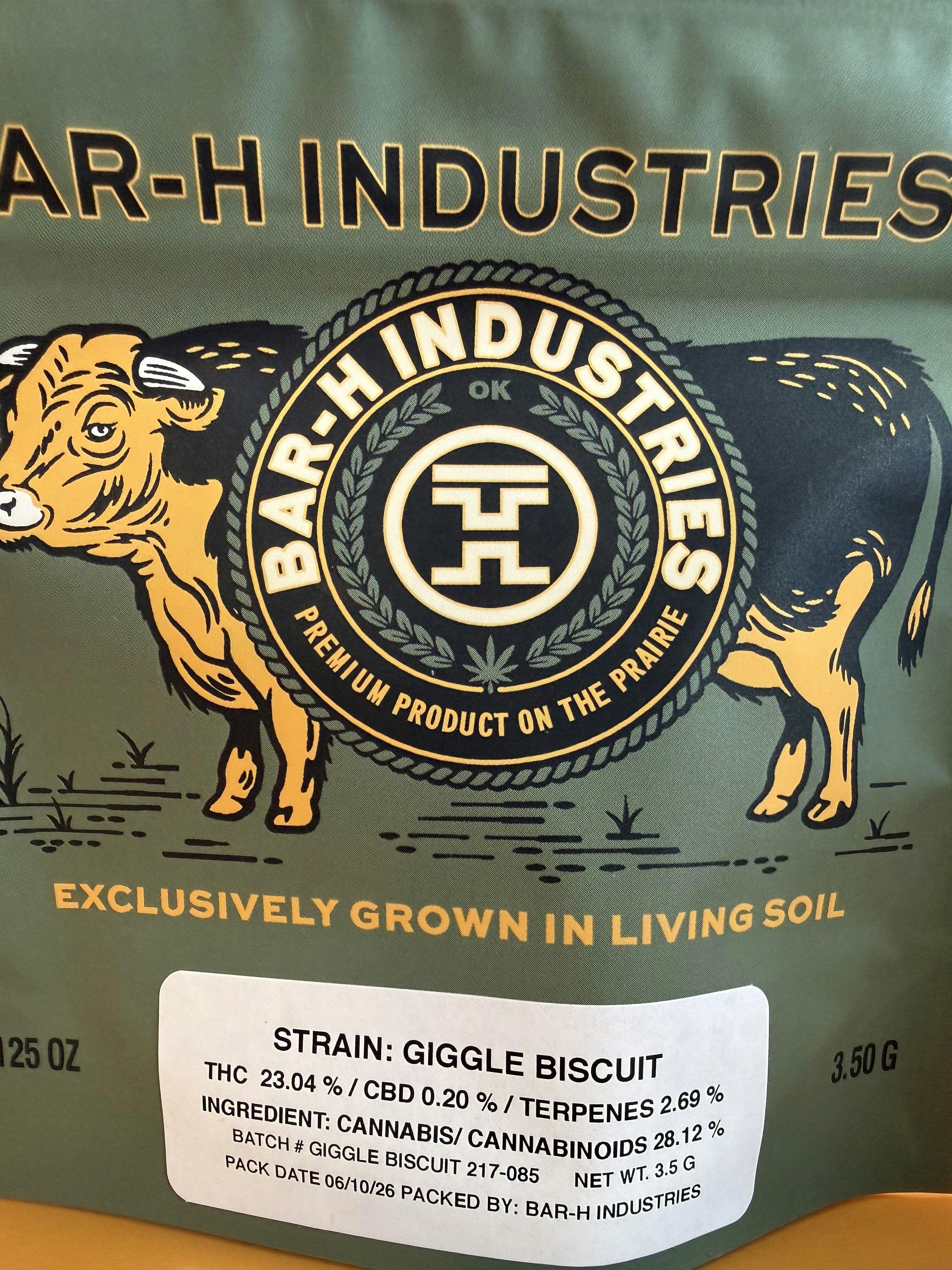 Bar H 3.5g Prepacked Giggle Biscuit