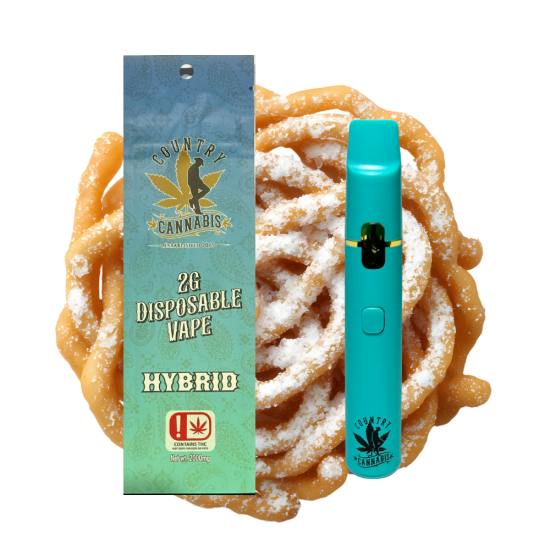 Country Cannabis 2g Disposable Funnel Cake