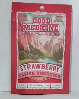 Good Medicine 1000mg Edibles- Strawberry