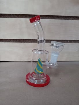 7" Wig Wag Cone Perc Bong