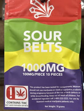 Sour Belts 1000mg