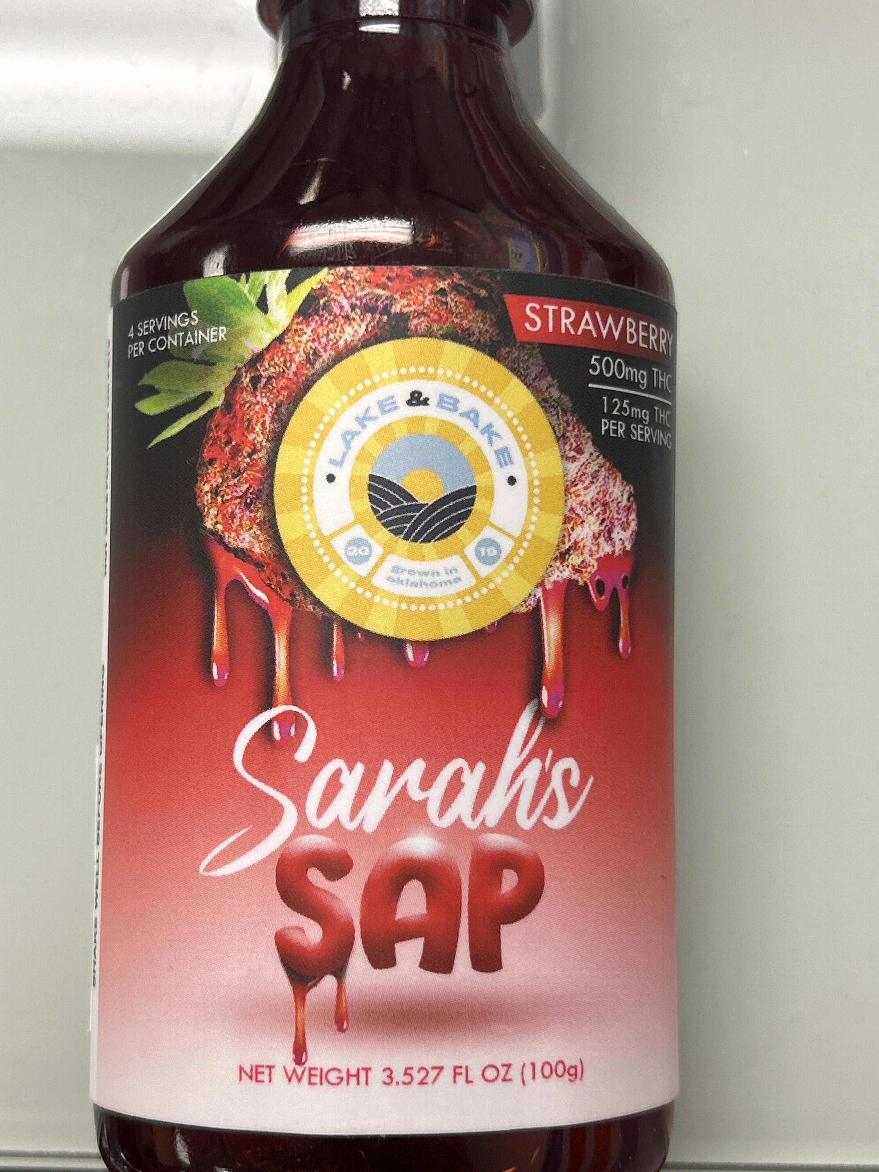 Lake & Bake Sarah's Sap - Strawberry 500mg