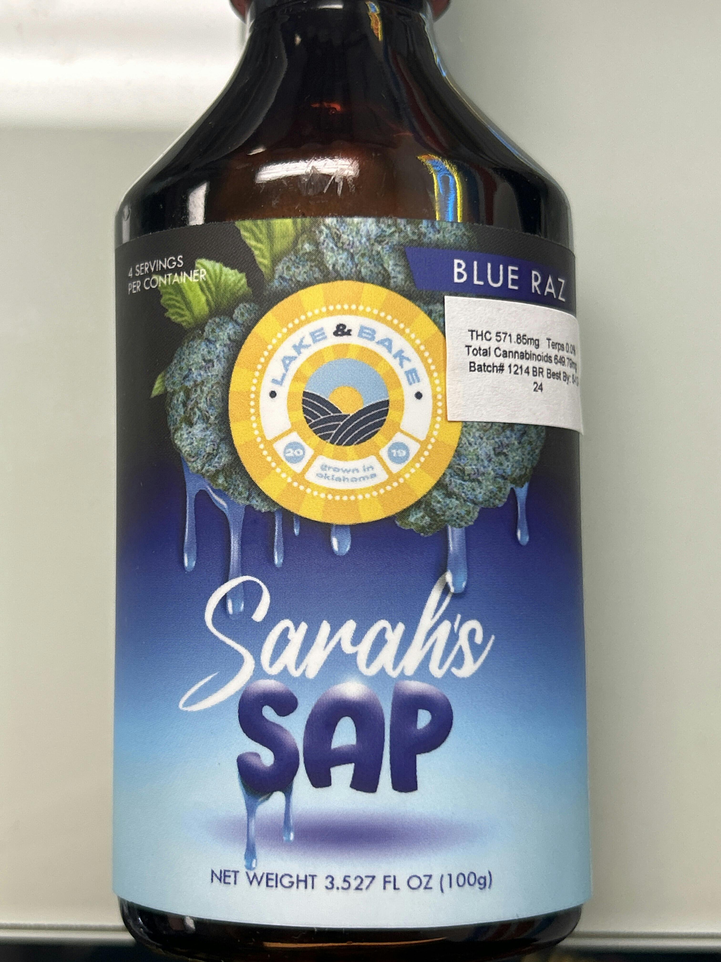 Lake & Bake Sarah's Sap - Blue Raspberry 500mg