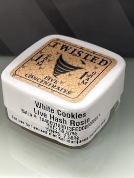 Twisted Extracts Live Rosin - White Cookies