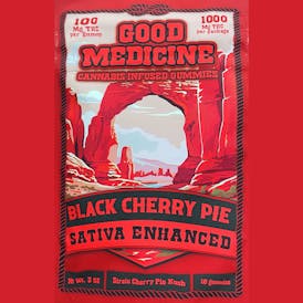 Good Medicine 1000mg Gummies - Black Cherry Pie