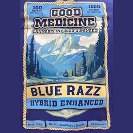 Good Medicine 1000mg Gummies - Blue Razz