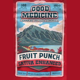 Good Medicine 1000mg Gummies - Fruit Punch