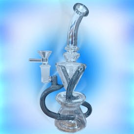 Bong Double Swirl 11 Inch CKI002