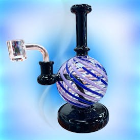 Pipe Bubbler Swirl 8 Inch CDR030