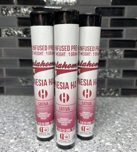Oklahoma Hype- Amnesia Haze Infused Preroll (Taxes Included)