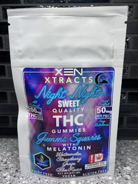 Xen Xtracts - Night Night Gummy Squares 200mg Sweet (Taxes Included)