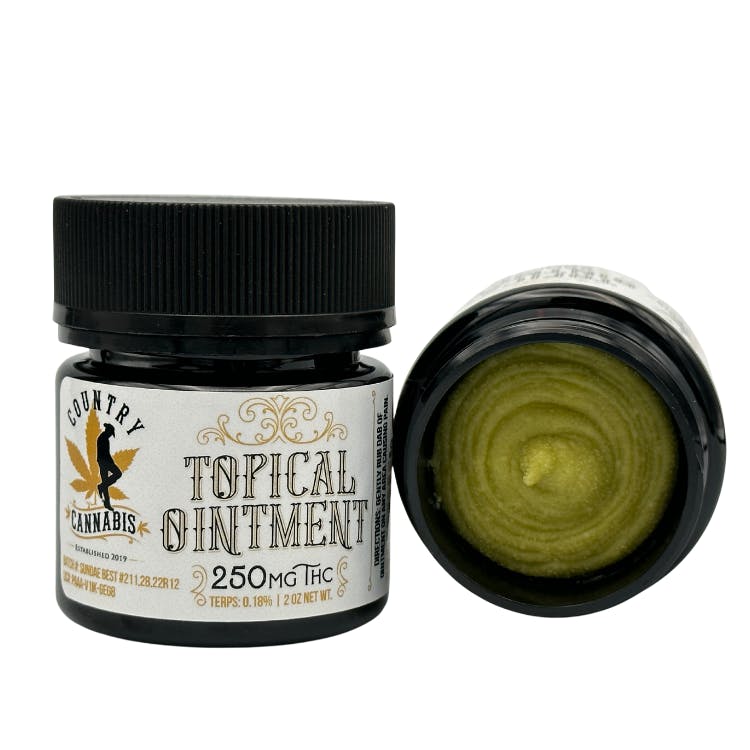 Country Cannabis - Topical Ointment THC Only 330MG (Taxes Included) at Big Chief Collective Duncan