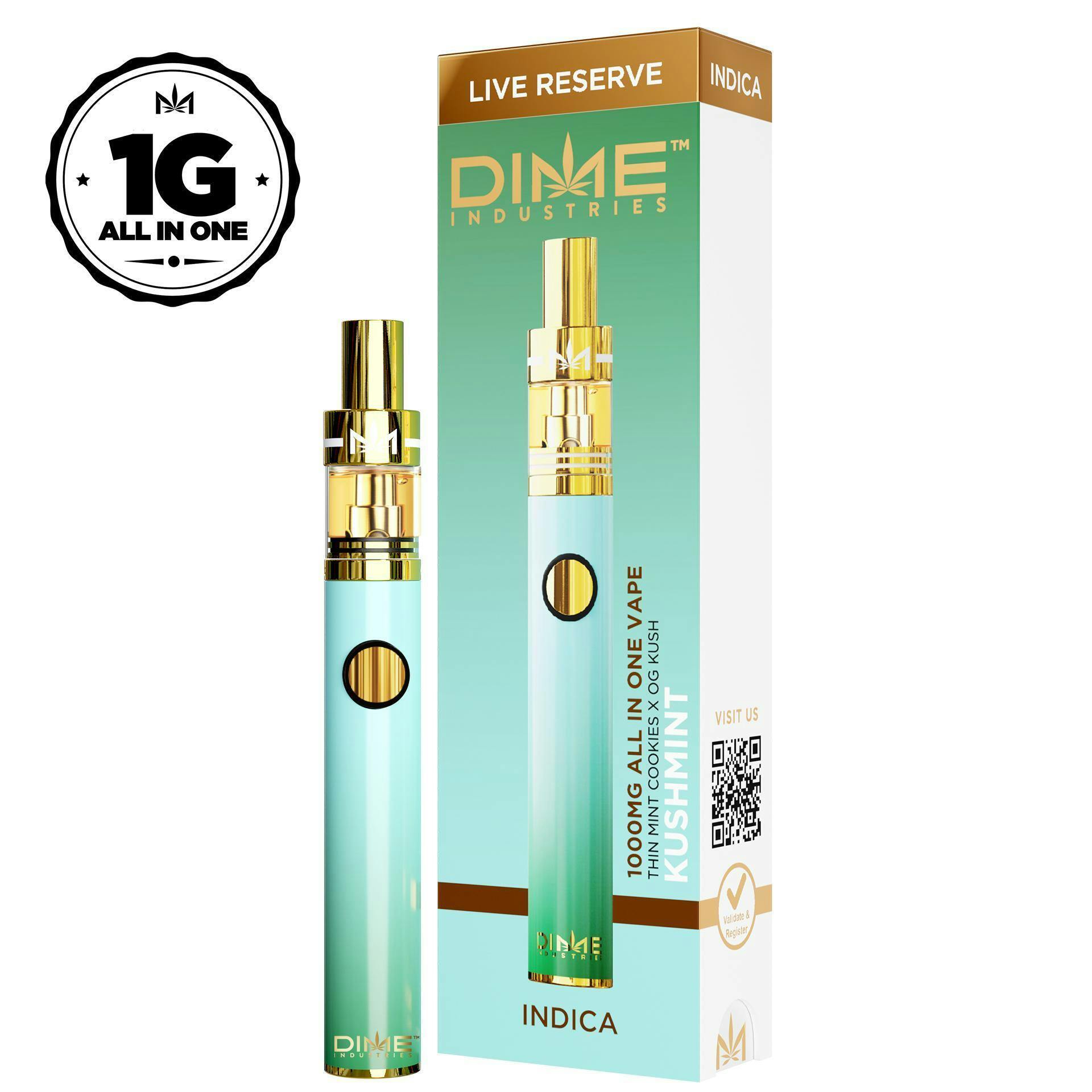 Kushmint | Live Reserve | 1G All In One Device by Dime Industries