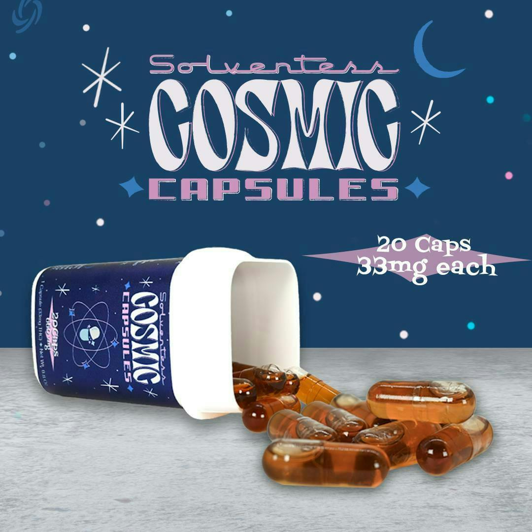 Cosmic Capsule - Indica - 25 Capsules - 33mg Per Capsule